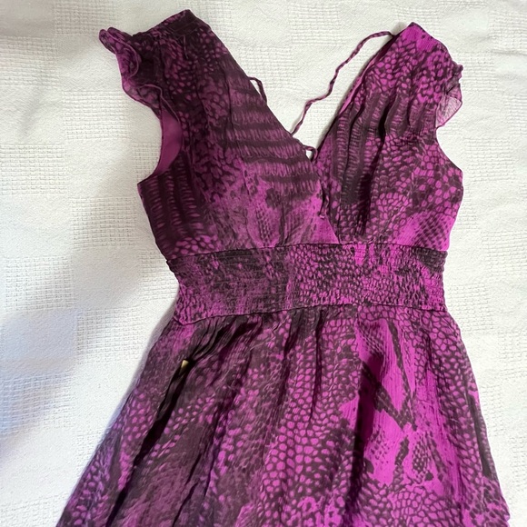 Silk AX Armani exchange  On knee dress Size 0 - Picture 9 of 14